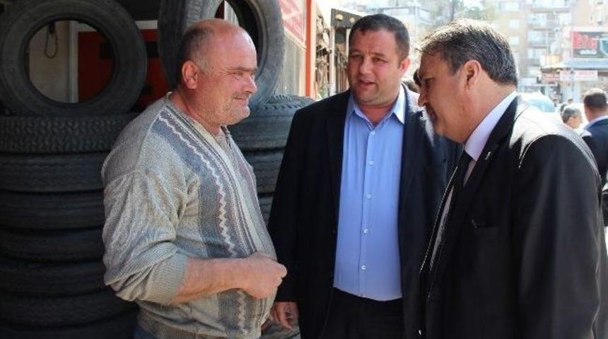 &Ccedil;er&ccedil;i'den Garaj Esnafına Ziyaret