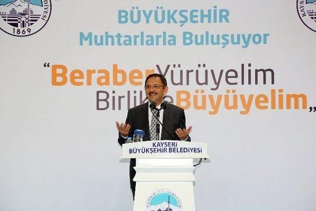 Başkan Özhaseki Muhtarlarla Buluştu