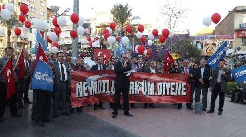 Nazilli T&uuml;rk Eğitim-sen, &Ccedil;anakkale Şehitlerini Andı