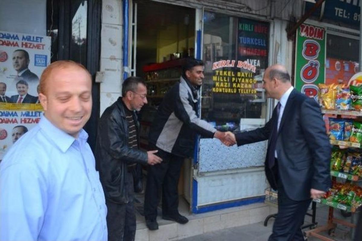 Ak Parti Genel Başkan Yardımcısı S&uuml;leyman Soylu Kula'da