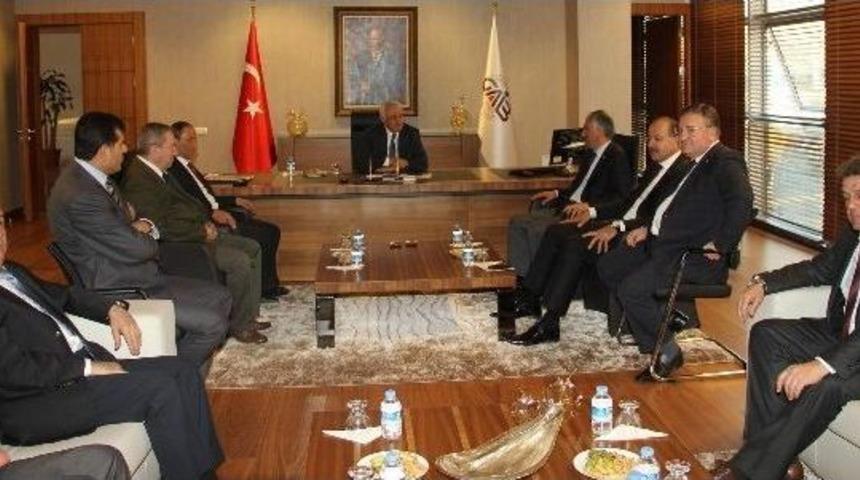 Mhp Başkan Adaylarından Gaib&rsquo;e Ziyaret