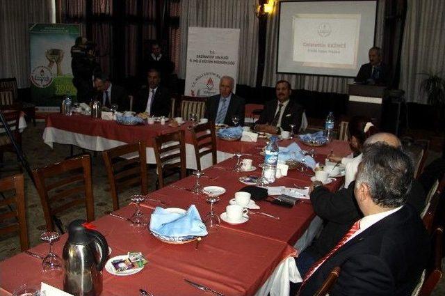 Gaziantep Milli Eğitim Müdürü Basın Mensupları İle Bir Araya Geldi 1