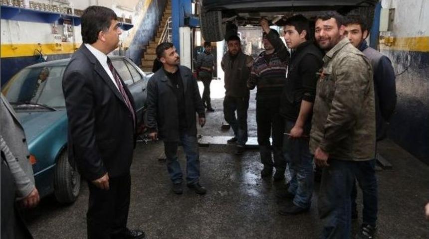Fadıloğlu K&uuml;sget Sanayi Sitesi&rsquo;ni Gezdi