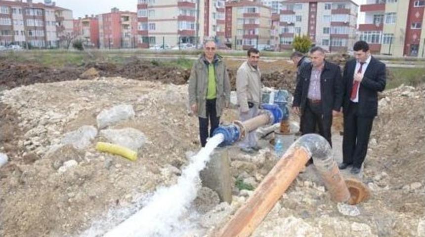 Kapaklı'da Su Kuyusunun Ge&ccedil;ici Kabul&uuml; Yapıldı