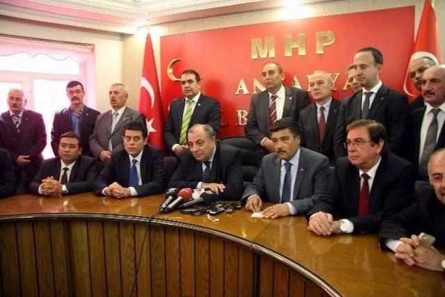 Mhp Genel Başkan Yardımcısı Türkeş Antalya'da