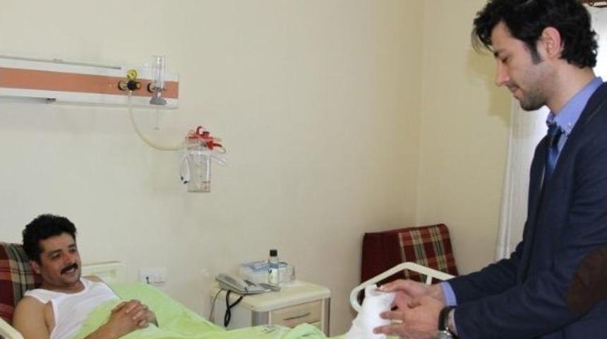 &Ccedil;ay Budarken Kopan Parmağı Yerine Dikildi