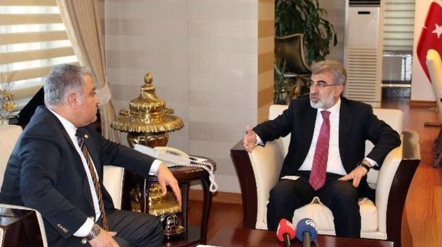 Enerji Ve Tabii Kaynaklar Bakanı Yıldız Ağrı&rsquo;da