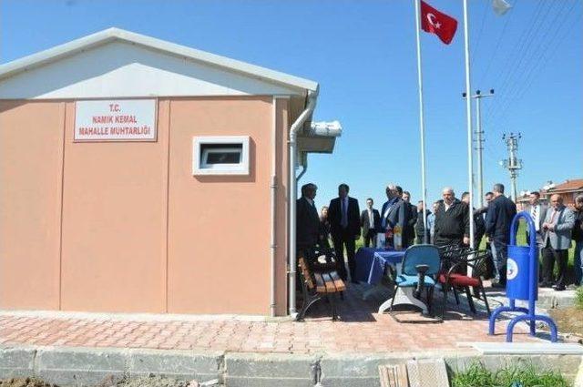 Tekirdağ Belediye Başkanı Adem Dalgıç Muhtarlık Binalarının Açılışını Yaptı