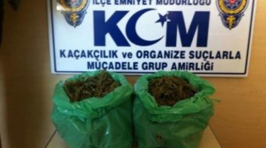 Alanya'da Yolcu Otob&uuml;s&uuml;nden Esrar &Ccedil;ıktı