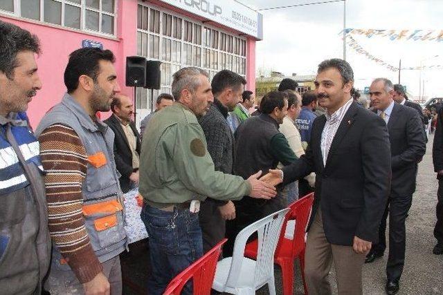 Başkan K&uuml;lc&uuml; Esnaf Sofrası&rsquo;nda 1