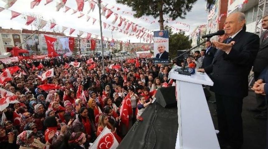 Mhp Genel Başkanı Devlet Bah&ccedil;eli:
