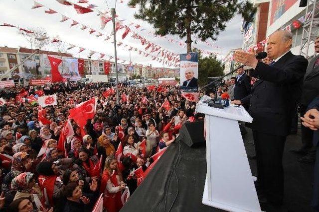Mhp Genel Başkanı Devlet Bah&ccedil;eli: 1