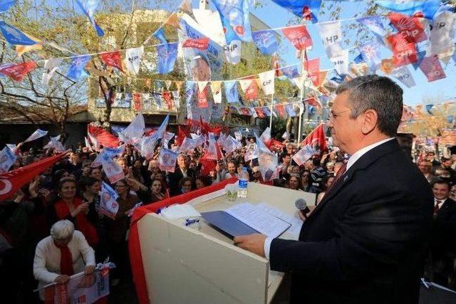 Chp’nin Kuşadası Adayı Kayalı, Mitinglerine Güzelçamlı’ndan Başladı