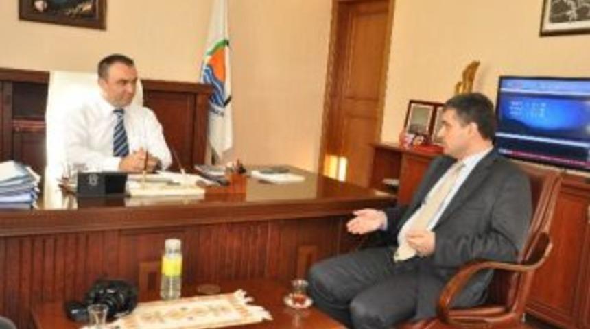 Basın İlan Kurumu Hatay Şube M&uuml;d&uuml;r&uuml; U&ccedil;ar, Kaymakam Soyt&uuml;rk&rsquo;&uuml; Ziyaret Etti