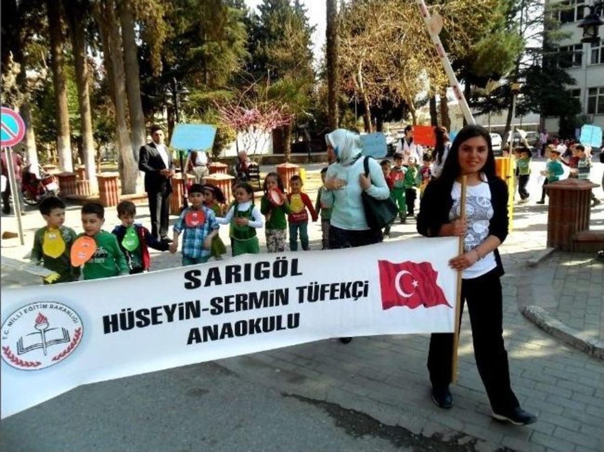 Sarıg&ouml;lde Anaokulu &Ouml;ğrencileri Sağlıklı Beslenmeye Dikkat &Ccedil;ekti