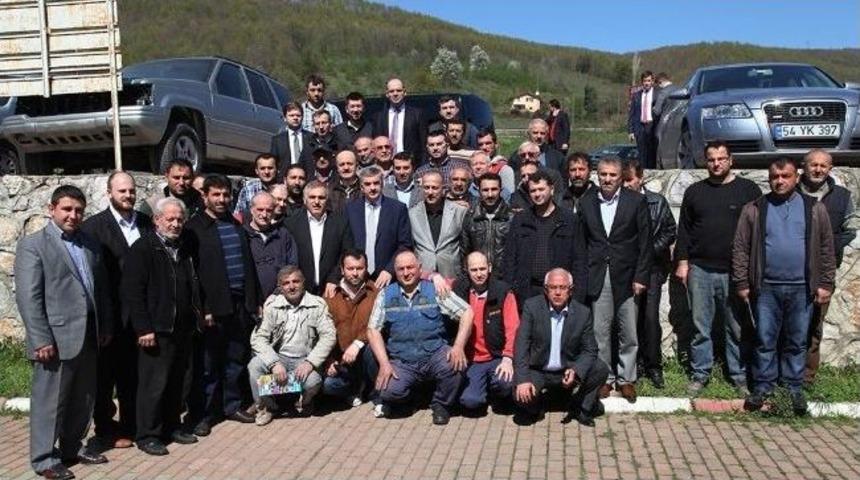 Başkanlar To&ccedil;oğlu Ve İnci Sanayi Esnafını Ziyaret Etti