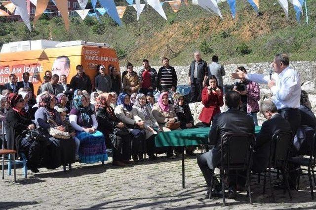 Bektaş, Dilaver’de Mahalle Mitingi Düzenledi