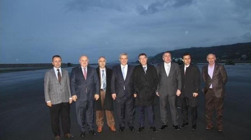 Ordu-giresun Havalimanında İncelemelerde Bulundular