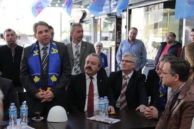 Başkan Tartan Gıda &Ccedil;arşısı Esnafı İle Buluştu 1