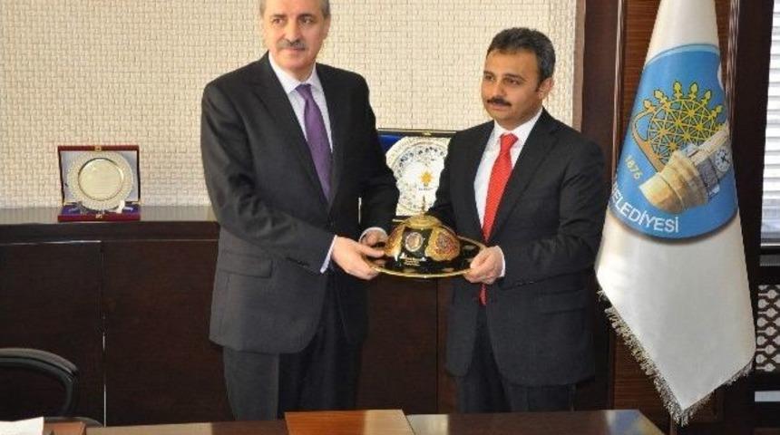 Kurtulmuş&rsquo;tan &Ccedil;orum Belediyesi&rsquo;ne Ziyaret