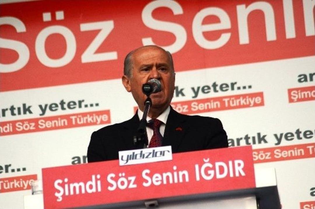 Mhp Genel Başkanı Bah&ccedil;eli Iğdır&rsquo;da