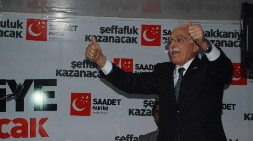 Sp Genel Başkanı Kamalak&rsquo;ın Tokat Mitingi