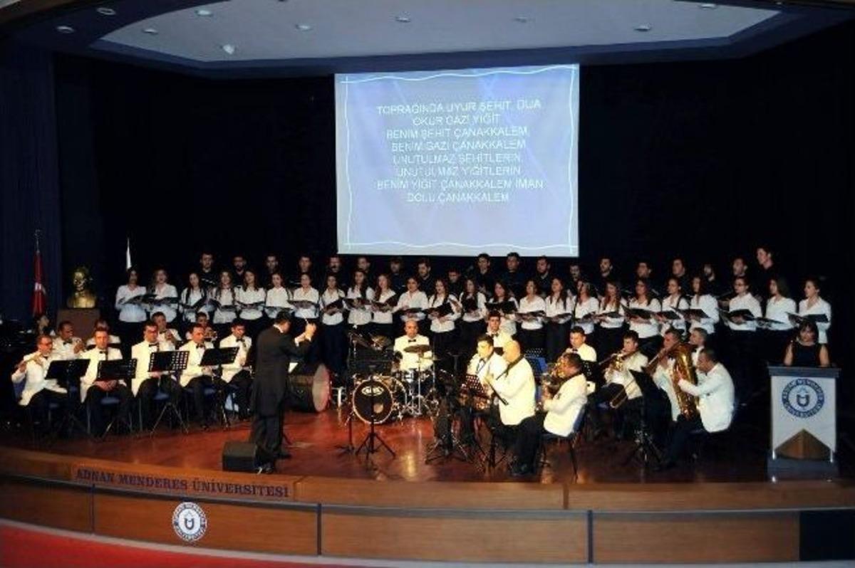 Ad&uuml;, &Ccedil;anakkale Zaferi Ve Tsk Şehitlerini Konserle Andı