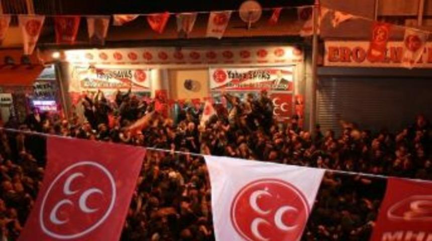 Mhp Genel Başkanı Bah&ccedil;eli, Pasinler&rsquo;de