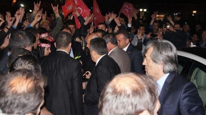 Mhp Lideri Bah&ccedil;eli Kağızman&rsquo;da Partililerle Buluştu