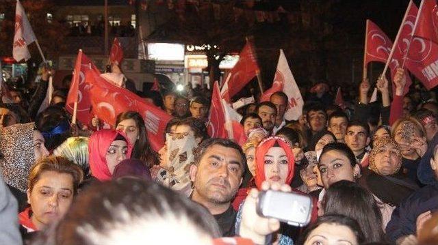 Mhp Lideri Bah&ccedil;eli Kağızman&rsquo;da Partililerle Buluştu 1