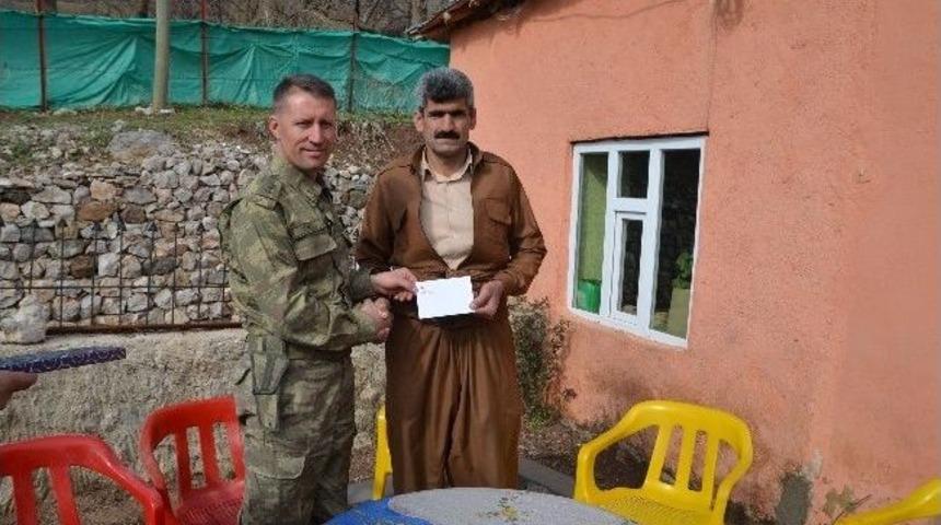 Jandarmadan Şehit Ailesine Ziyaret