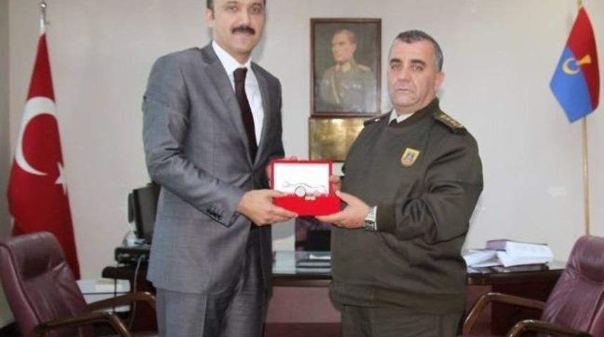 Başkan Bayram&rsquo;dan Jandarmaya Veda Ziyareti