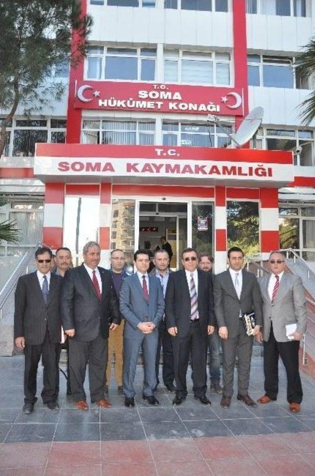 Basın İlan Kurumu Manisa Şubesi Soma da Kurumları Aydınlattı 3