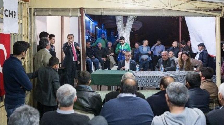 Chp&rsquo;li Uysal, Ermenek&rsquo;te Vatandaşlarla Buluştu