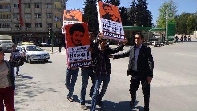 Başbakan'ın Hatay Ziyareti Öncesinde Protesto Gösterisi