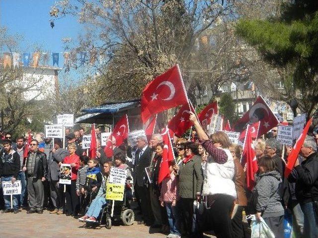 Tekirdağ’da 10'uncu Kez Sessiz Çığlık Eylemi Yapıldı