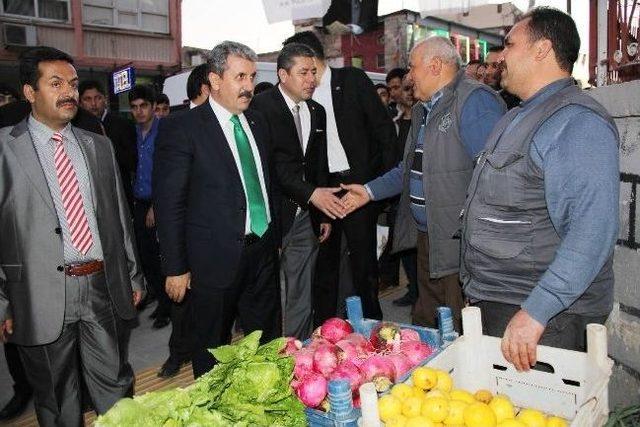 Bbp Genel Başkanı Destici ye, Kilis te Sevgi Seli 1