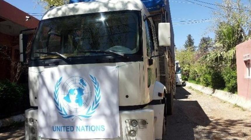 Bm Yardım Tır'ları Kamışlı'ya G&ouml;nderildi