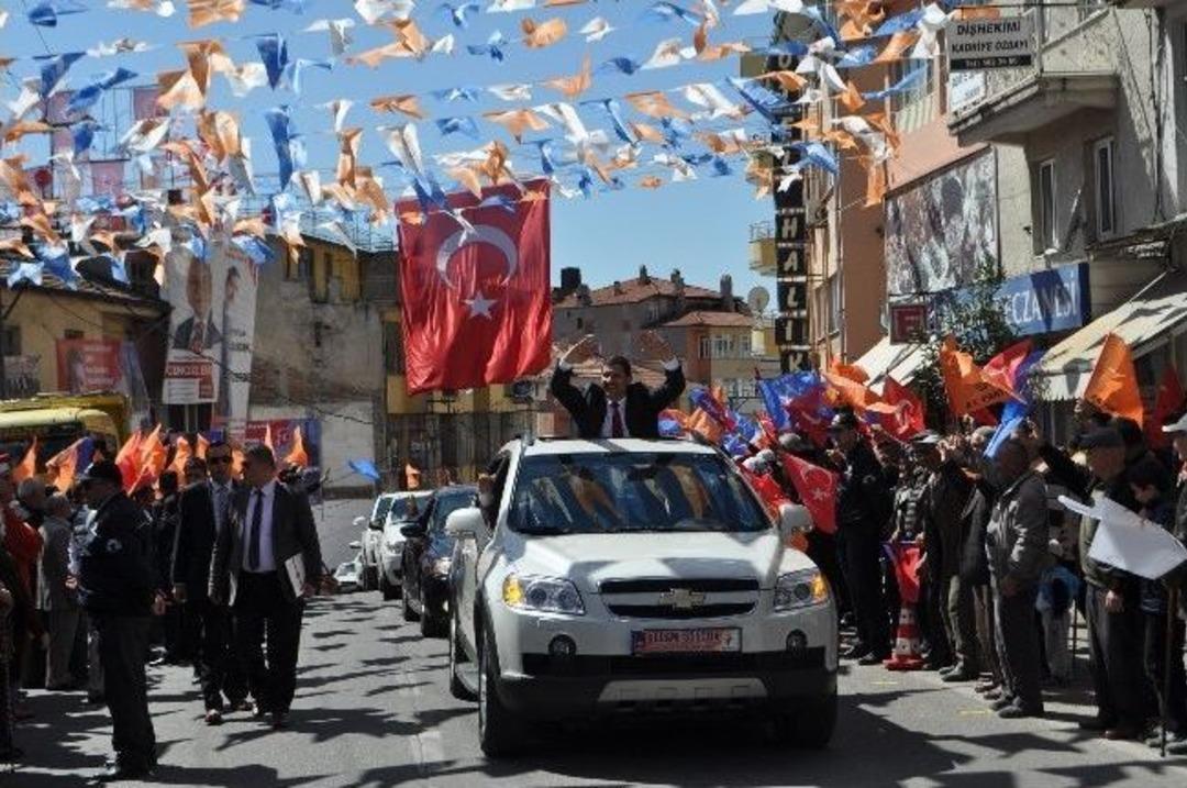 Demirci&rsquo;de Ak Parti&rsquo;ye Sevgi Seli