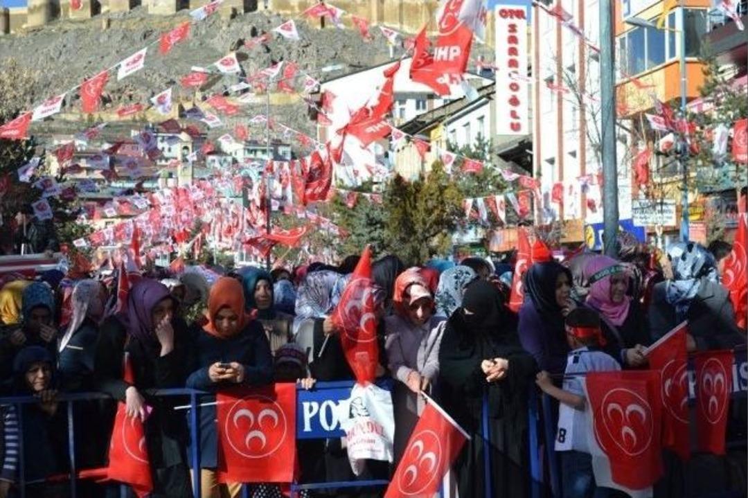 Mhp Genel Başkanı Bah&ccedil;eli Bayburt&rsquo;ta