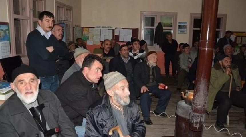 Erzurum Demirci K&ouml;y&uuml; Halkına Mikro Havza Projesi Anlatıldı