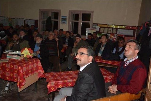 Erzurum Demirci Köyü Halkına Mikro Havza Projesi Anlatıldı