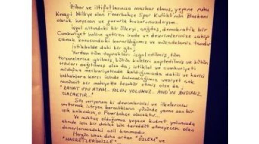 Fenerbah&ccedil;eli Taraftarlar Anıtkabir&rsquo;e Akın Etti