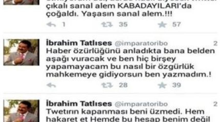 Tatlıses Twitter Yasağına Sevindiğini Twitterdan Duyurdu