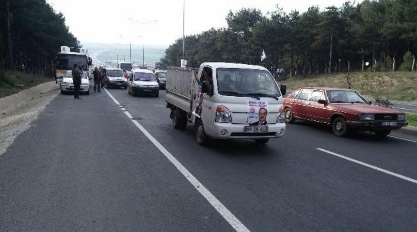 Tekirdağ&rsquo;da Dev Ak Parti Konvoyu