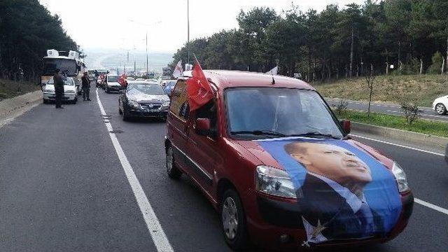 Tekirdağ’da Dev Ak Parti Konvoyu