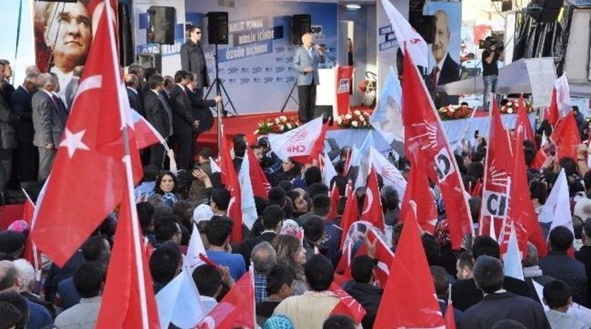 Chp Genel Başkanı Kılı&ccedil;daroğlu Aksaray&rsquo;da