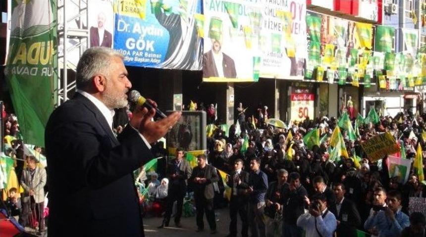 H&uuml;da-par Batman&rsquo;da Se&ccedil;im Mitingi D&uuml;zenledi