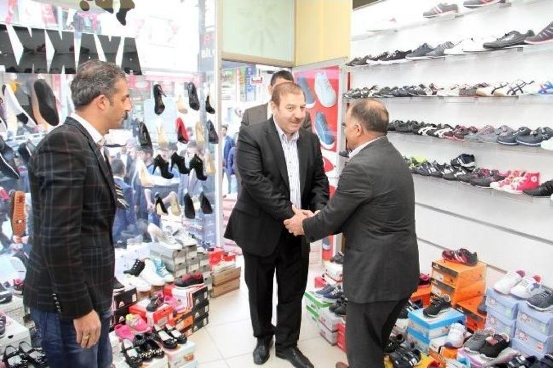 Başkan Kadıoğlu Esnaf Ziyaretlerine Devam Ediyor