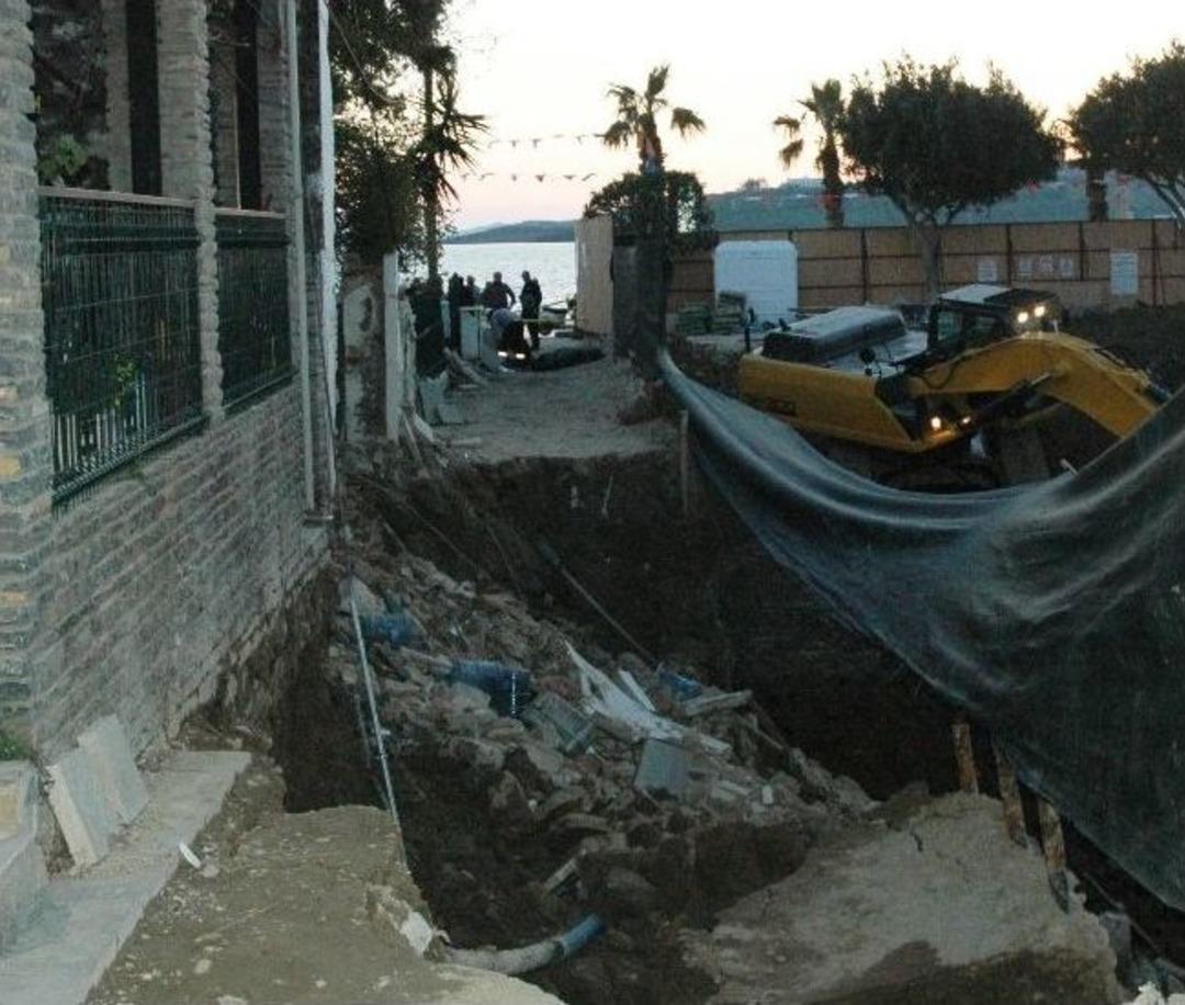 Otel İnşaatı Sırasında G&ouml;&ccedil;&uuml;k Meydana Geldi